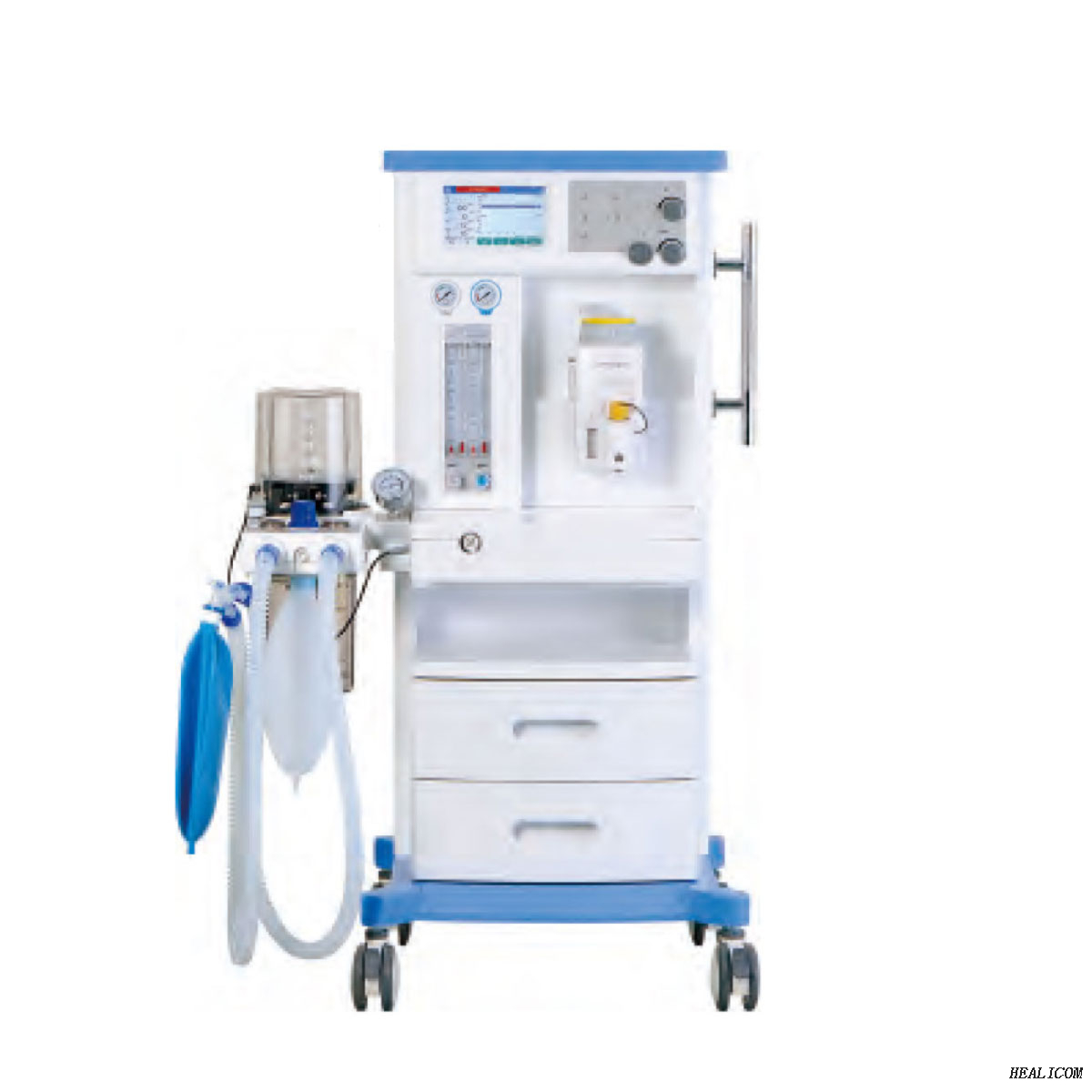 2021 Healicom advanced medical equipment HA-6100D ICU máquina de anestesia sistema de anestesia