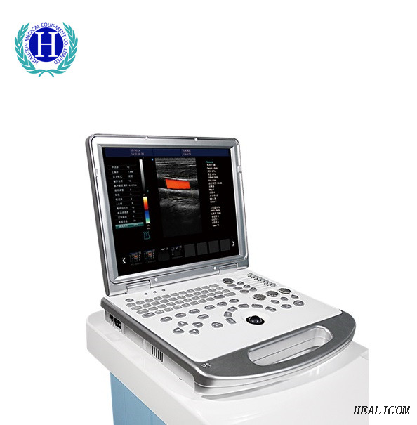 Equipo médico HUC-250 máquina de escáner de ultrasonido Doppler color portátil