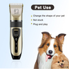 Kit de aseo eléctrico para mascotas WTF6-1 Cortadora de pelo para perros y gatos de bajo ruido