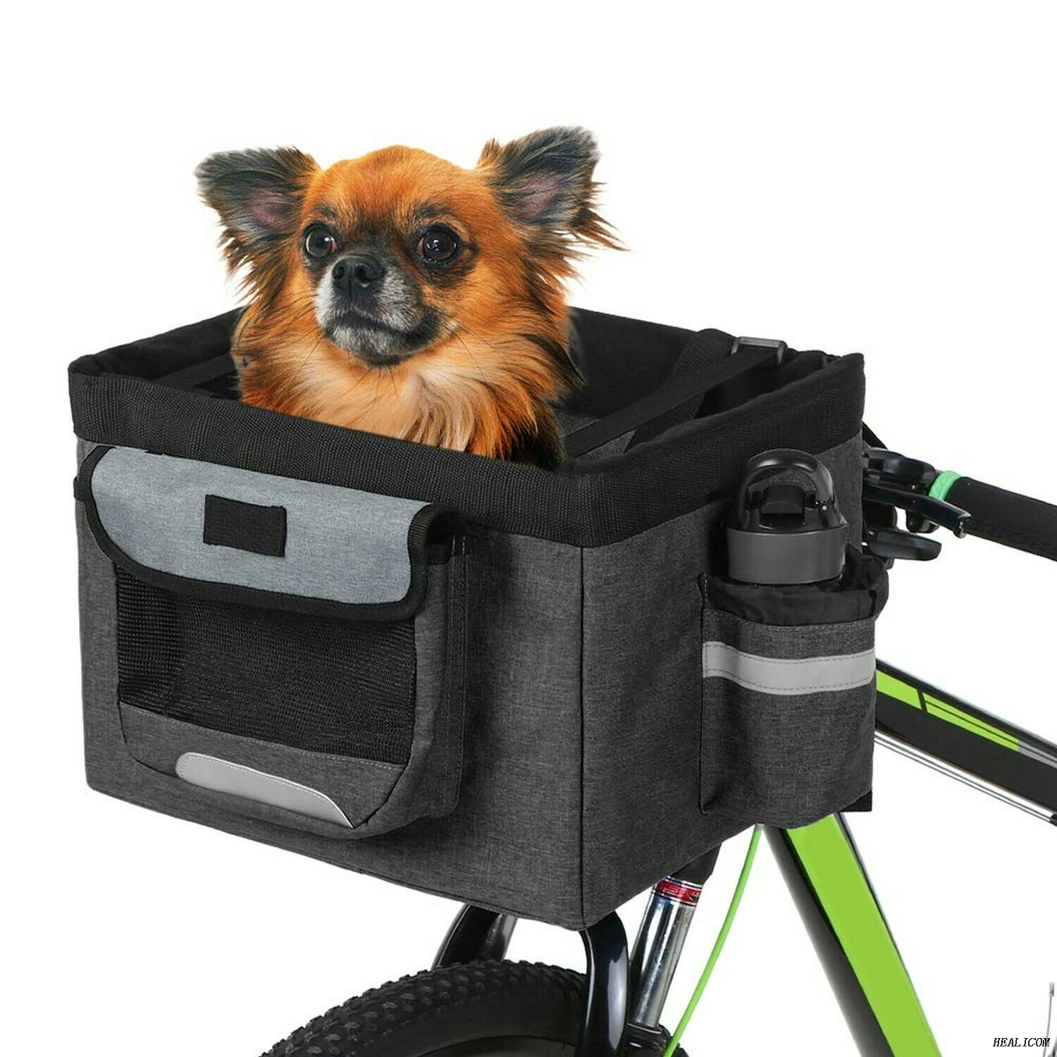 TPC0021 Cestas para bicicletas para mascotas Portador de bolsas para perros y gatos pequeños para mascotas