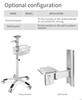 Monitor de signos vitales de UCI portátil médico de alta calidad Monitor de paciente NIBP SPO2