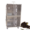 Precio barato para mascotas jaulas WTC-02 jaula de perro de acero inoxidable para animales